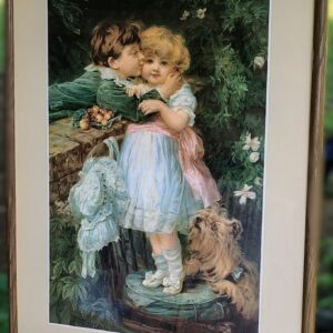 Over the Garden Wall - by Fred Morgan 1910