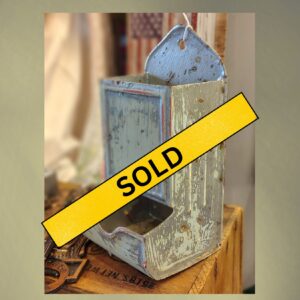 Vintage Tin Match Safe
