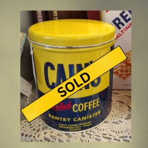 Vintage Cain's Coffee Tin
